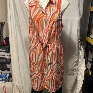 Nine West Multicolor Striped Dress